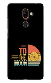 To the Moon Nokia 7 Plus Back Cover